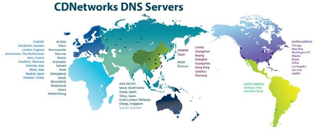 New CDNetworks POPs online in South America, North America, Asia, and Africa